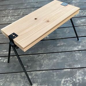 ★クランプ テーブル★無骨★野営アウトドアキャンプ★
