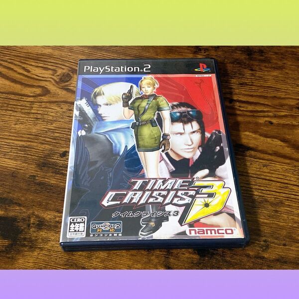 PS2 タイムクライシス3 箱、説明書付