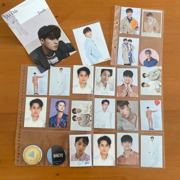 SEVENTEEN ミンギュ グッズセット トレカ18枚+缶バッチ2個+ポストカード2枚+ステッカー1枚
