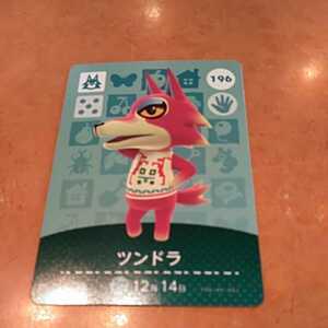 どうぶつの森　amiiboカード ツンドラ　196