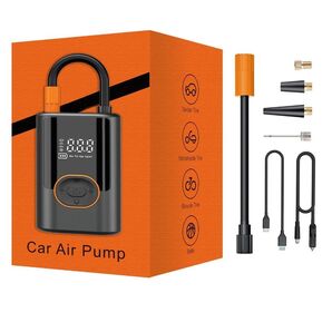 電動空気入れ コードレス 小型コンパクト設計 仏式/英式/米式バルブ対応 自転車 自動車