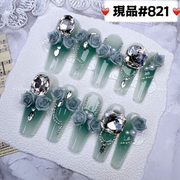 821ネイルチップ 量産型サブカル地雷系チークかわいい韓国現品ネイルチップつけ爪ギャルサブカル地雷推しネイル現品y2k痛ネイル