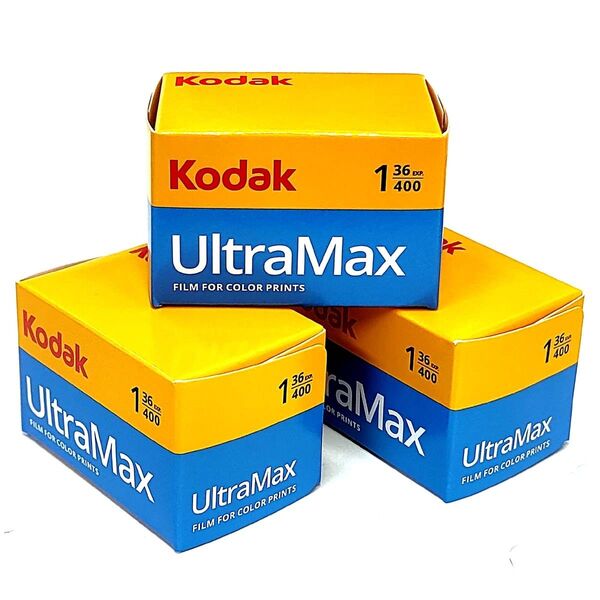 ULTRA MAX 400-36枚撮【3本】Kodak カラーネガフィルム 135/35mm コダック 0086806034067