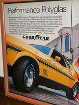 1971年 USA 洋書雑誌広告 額装品 Goodyear Polyglas グッドイヤー / 検索用 マスタング マッハ1 グレムリン ( A3・雑誌見開きサイズ ）_画像2