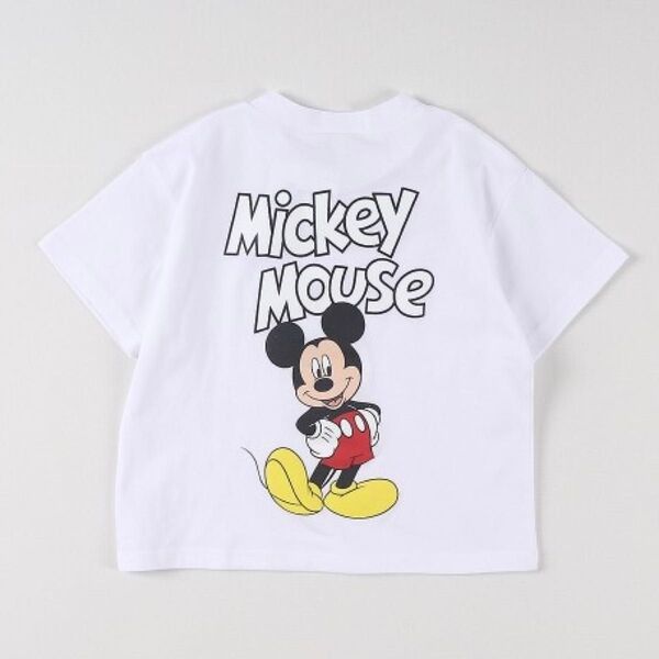 新品 韓国 子供服 ミッキーマウス Tシャツ 90cm相当 ディズニー ホワイト ミッキー キャラクター Disney