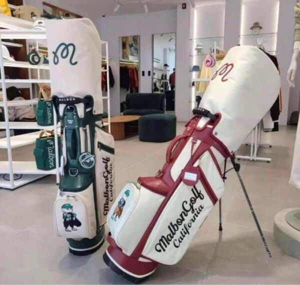 malbon golf マルボン ゴルフ キャディバッグ バック 新品