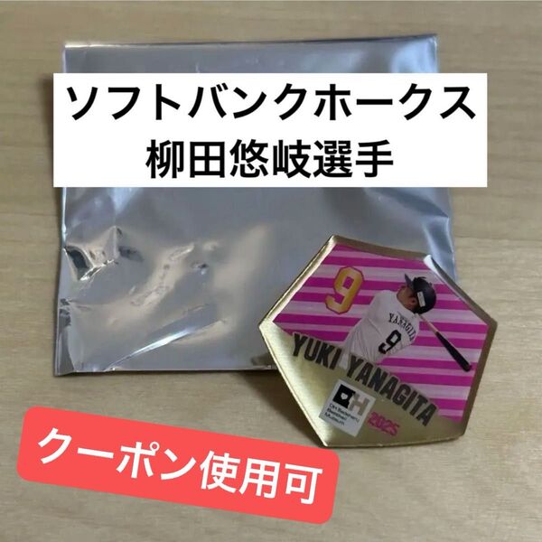 【匿名】福岡ソフトバンクホークス #9 柳田悠岐 ピンバッジ 非売品 2025年