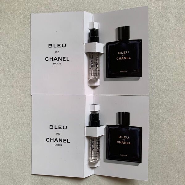 【新品サンプル】CHANEL ブルー ドゥ シャネル パルファム 1.5ml×2