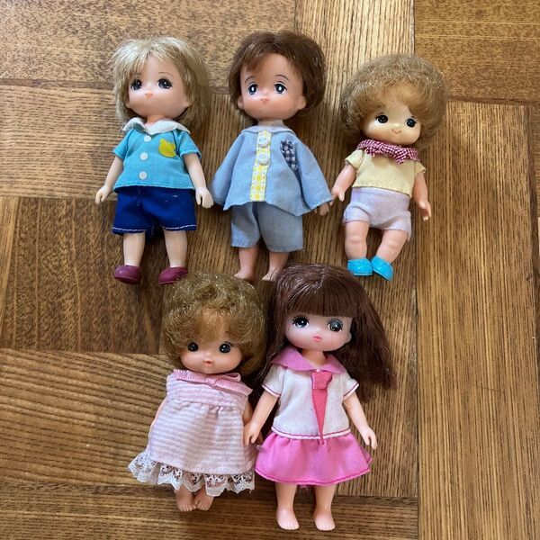 リカちゃん人形 男の子 女の子 5体セット まとめ売り 着せ替え人形 リカちゃん タカラ TAKARA 人形