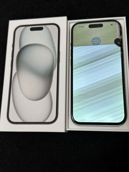iPhone 15 128GB Black 国内版simフリー ジャンク