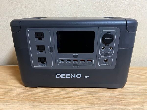 DEENO ポータブル電源 GT X1500 1036Wh 1500W ピーク3000W リン酸鉄リチウム アドテック