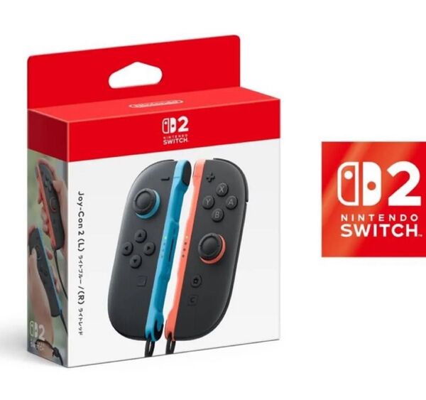 任天堂 Switch 2 Joy-Con 2 (L) ライトブルー/(R) ライトレッド 新品未開封