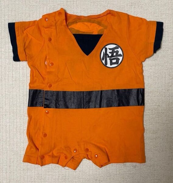 ドラゴンボール 悟空 半袖 ロンパース ボディスーツ 60-70