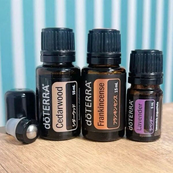 doTERRA ドテラ フランキンセンス& シダーウッド& ラベンダー 3本
