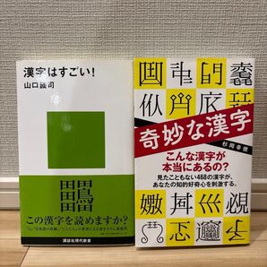 奇妙な漢字 杉岡幸徳 漢字はすごい! 山口謠司 2冊セット 夏休み 宿題 自由研究 おまけ2冊付き