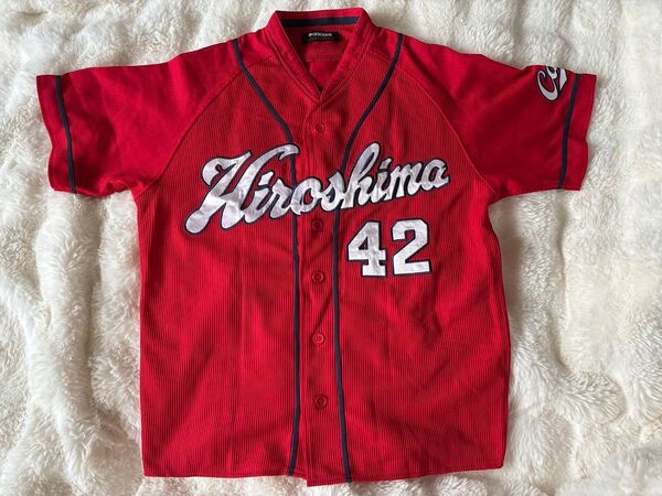 広島東洋カープ ハイクオリティ ユニフォーム ジョンソン 42