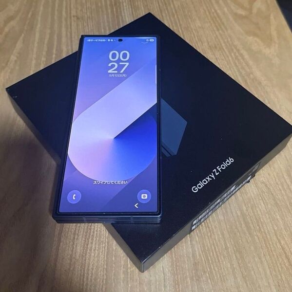 Galaxy Z Fold6 256GB+8GB SIMフリー FeliCa対応 Blue Shadow ケース多数