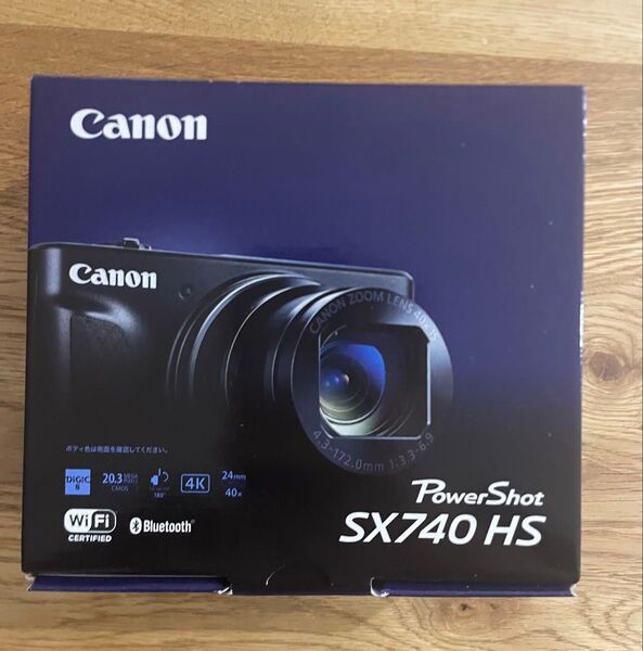 新品未使用品 Canon PowerShot SX740 HS (ブラック)