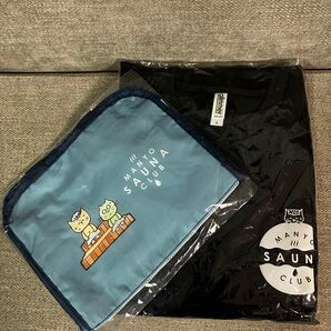 【非売品・未開封】万葉倶楽部 万葉の湯 ぬくぬくさん Tシャツ スパバッグセット