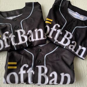 【クーポンで割引】2025 Lサイズ 3枚 ソフトバンクホークス ユニフォーム レプリカ