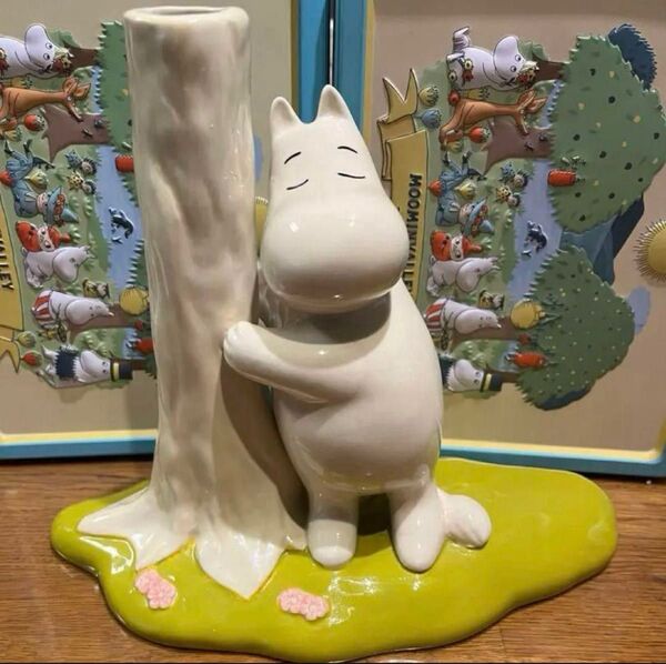 スタジオクリップ ムーミン MOOMIN 一輪挿し 陶器製 フラワーベース 花瓶 インテリア