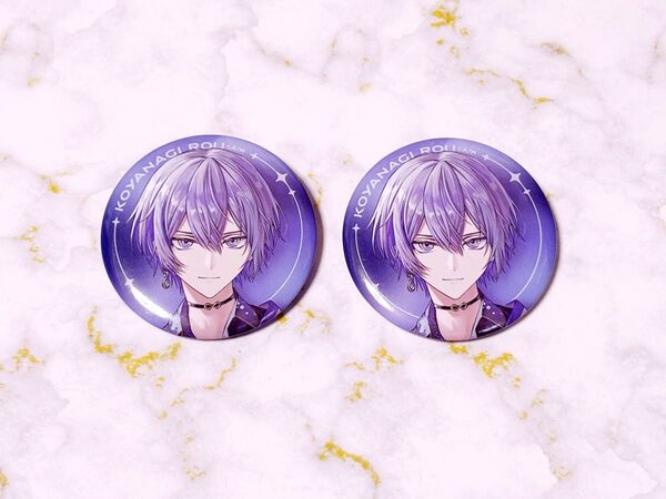 にじさんじ ハーフアニバーサリー half Anniversary HEROES 缶バッジ 小柳ロウ