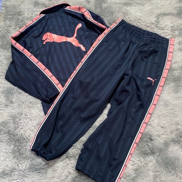大人気カラー!激レア PUMA ジャージ 上下 トラックジャケット Mサイズ プージャ 平成 y2k 廃盤品