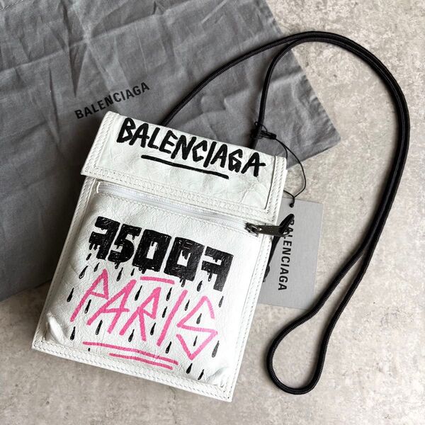 【未使用級】BALENCIAGA バレンシアガ エクスプローラー グラフィティ ショルダーバッグ ユニセックス
