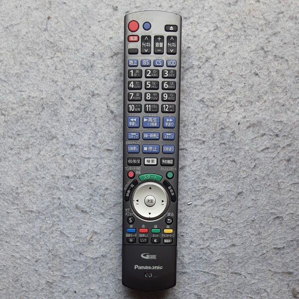 Panasonic パナソニック ブルーレイレコーダーリモコン N2QAYB000906