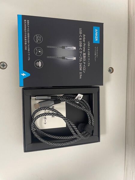 Anker Prime 高耐久ナイロン USB-C & USB-C ケーブル