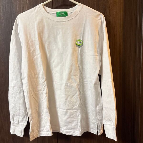 スプライト SPRITE ロングTシャツ ホワイト 白 ロゴ 企業ロゴ ワンポイント