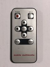 ◆メーカー不明 mobile multimedia リモコン◆051411n_画像1