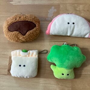 キーホルダー マスコット 食べ物 4個セット