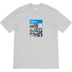 supreme 20aw verify tee grey M