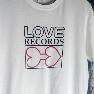 送込　LOVE RECORDS 　 ラブ レコード　 Finland 半袖Tシャツ　白　2XLサイズ