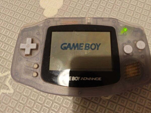ゲームボーイアドバンス ミルキーブルー 実働 説明書有り