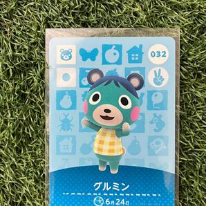 グルミン amiiboカード 032 どうぶつの森 アミーボ 任天堂スイッチswitch