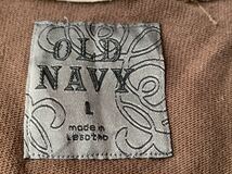 ☆送料無料☆ OLD NAVY オールドネイビー 海外直輸入 古着 長袖 Tシャツ ロンT メンズ L ブラウン トップス 中古 即決_画像7