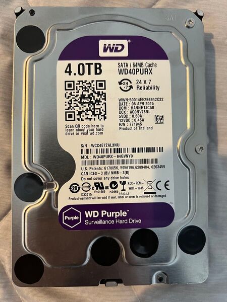 Western Digital WD PURX 4TB HDD