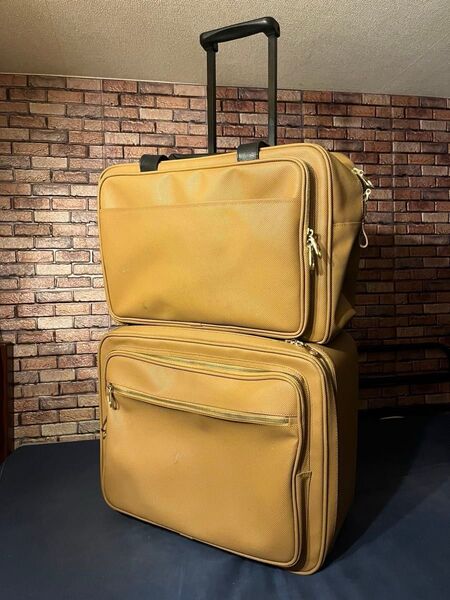 【超希少】BOTTEGA VENETA キャリーバッグ 鍵付ければ施錠可 2段式 マルコポーロ 2way トロリーバッグ