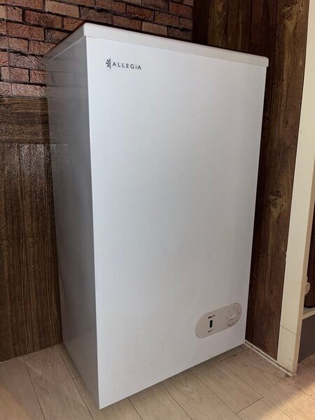アレジア 冷凍庫 小型 上開き 41L スリム コンパクト ALLEGiA AR-BD43-SW 縦型 アイスストッカー 業務用