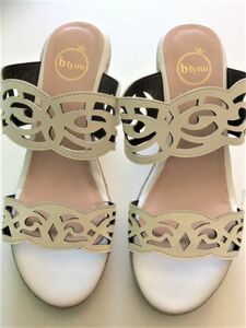  elegant cutting mules LL ivory [HAM-90]