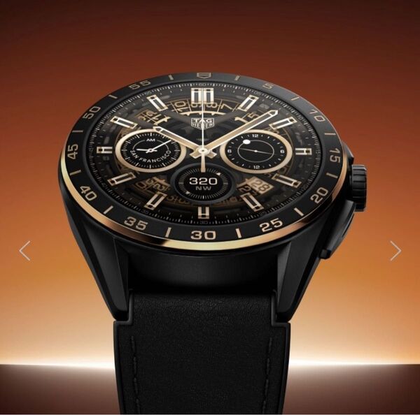 TAG Heuer Connected Calibre E4Bright Black Edition チタン/ゴールドベゼル