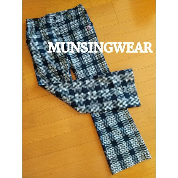 MUNSINGWEAR★チェックパンツマンシングウェアレディース女性