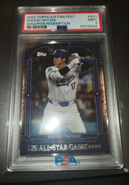 【PSA9】大谷翔平 2024 Topps allstar fan fest