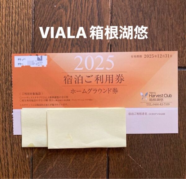 東急ハーヴェストクラブ◆VIALA箱根湖悠ホーム券