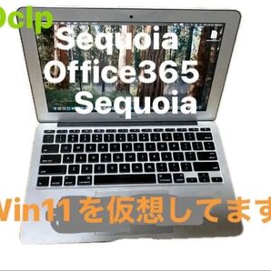 ※仮想、MacBook Air 11インチ,office365 2013.i7,Mac,os,sequoia15.6