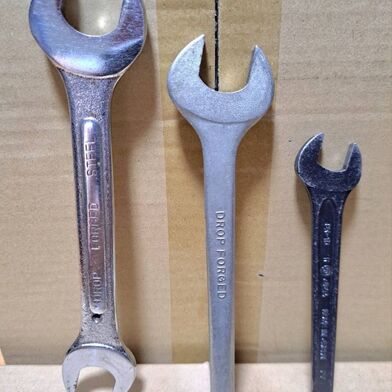 両口 スパナ 21-17 片口 スパナ 19㎜ 13㎜ 計3本セット! 中古品