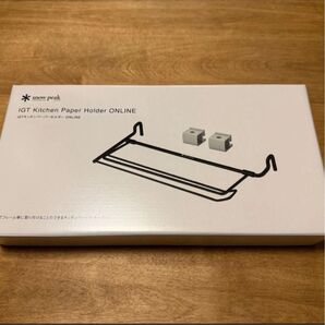 大人気 スノーピーク IGTキッチンペーパーホルダーONLINE / オンライン限定 雪峰祭 2023 秋 ブラック