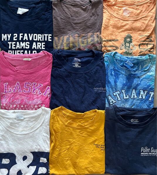 9】大好評!USA古着卸 半袖プリントTシャツ9枚セット まとめ売り アメリカ古着 アメカジ